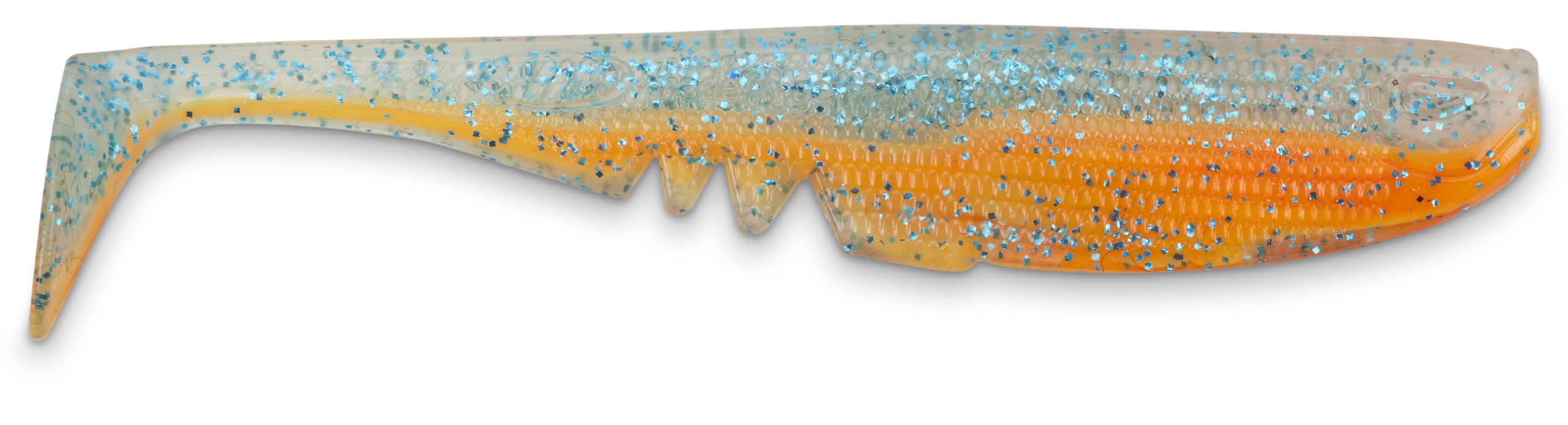 IC Racker Shad 22cm Blauwe Glitter Oranje