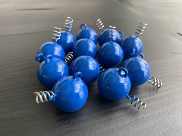 Blauwe screw-in loodkop 50 gr