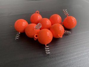 Oranje screw-in Loodkop 50 gr