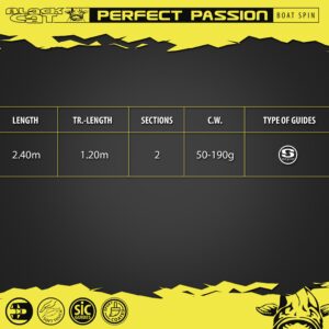 Black Cat Perfect Passion Boat Spin 2.40m 50-190g
