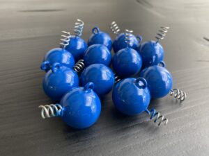 Blauwe screw-in loodkop 60g