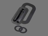 Float Plus Mount- lijmvel- 2 pvc ringen