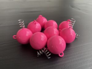 Roze screw-in loodkop 60g
