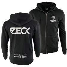 Zeck Big Zip Back Hoodie Catfish XL