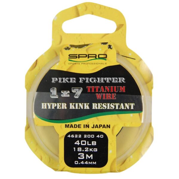 SPRO 1X7 TITANIUM WIRE 60LB 3M