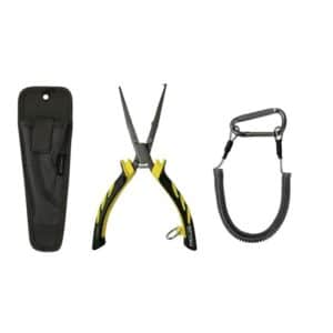 SPRO PTFE LONG NOSE PLIERS 23CM + POUCH