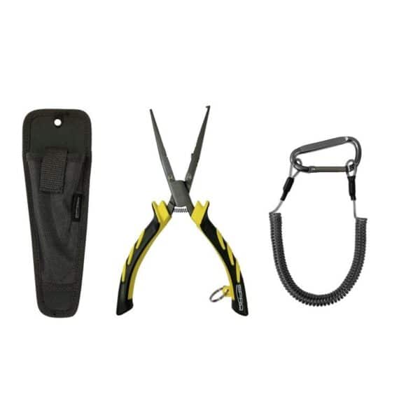 SPRO PTFE LONG NOSE PLIERS 23CM + POUCH