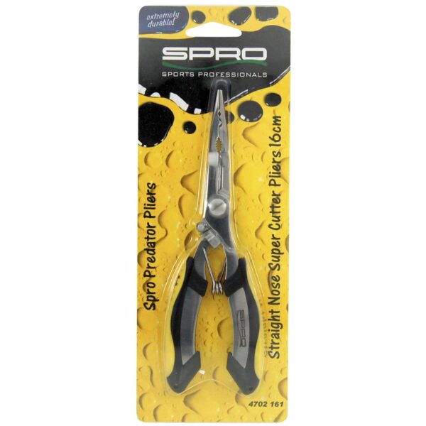 SPRO STRAIGHT NOSE S-CUTTER PLIERS 16CM