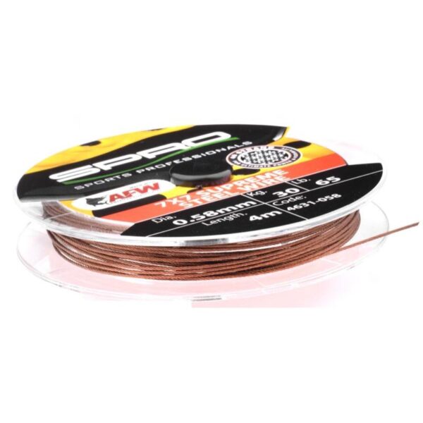 SPRO SUPER STEEL AFW WIRE 12KG 0.36MM 4M.