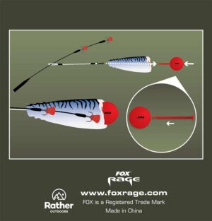 Fox Rage Predator Bait Poppers Red Extra Large