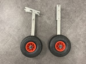 12BB-Rubber Boot - Wielen set / Klapbaar