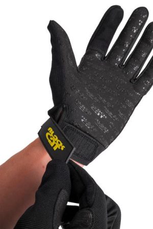 Black Cat Cat Gripper Gloves Large