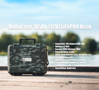 Zeck Belly Cat Dark Green + Rhino CR30VF Motor + Voltacase 105Ah Outdoorcase (Camo)