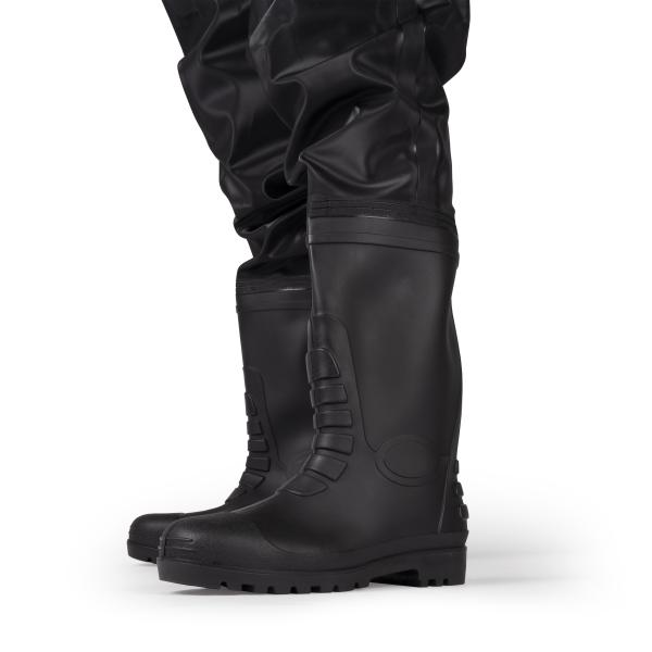 BLACK CAT BOOTED WADERS UK 8/EU 42