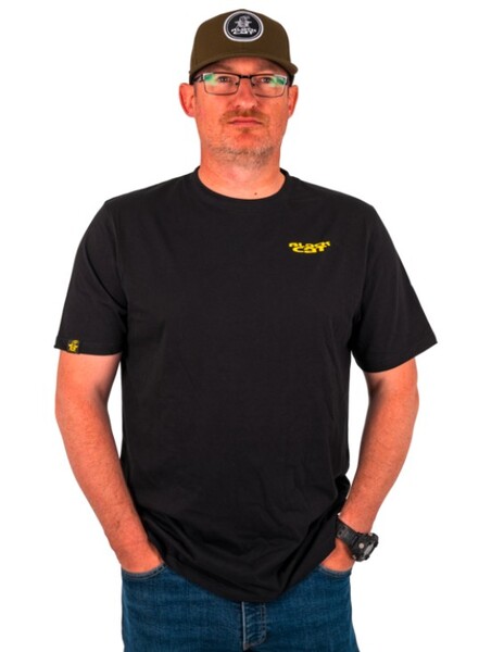 Black cat CHASE DREAMS BLACK TEE L